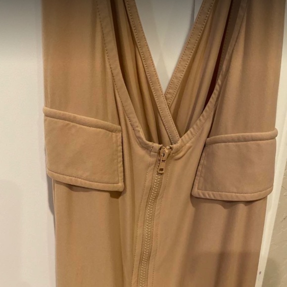 Khaki/camel short romper - Picture 7 of 10